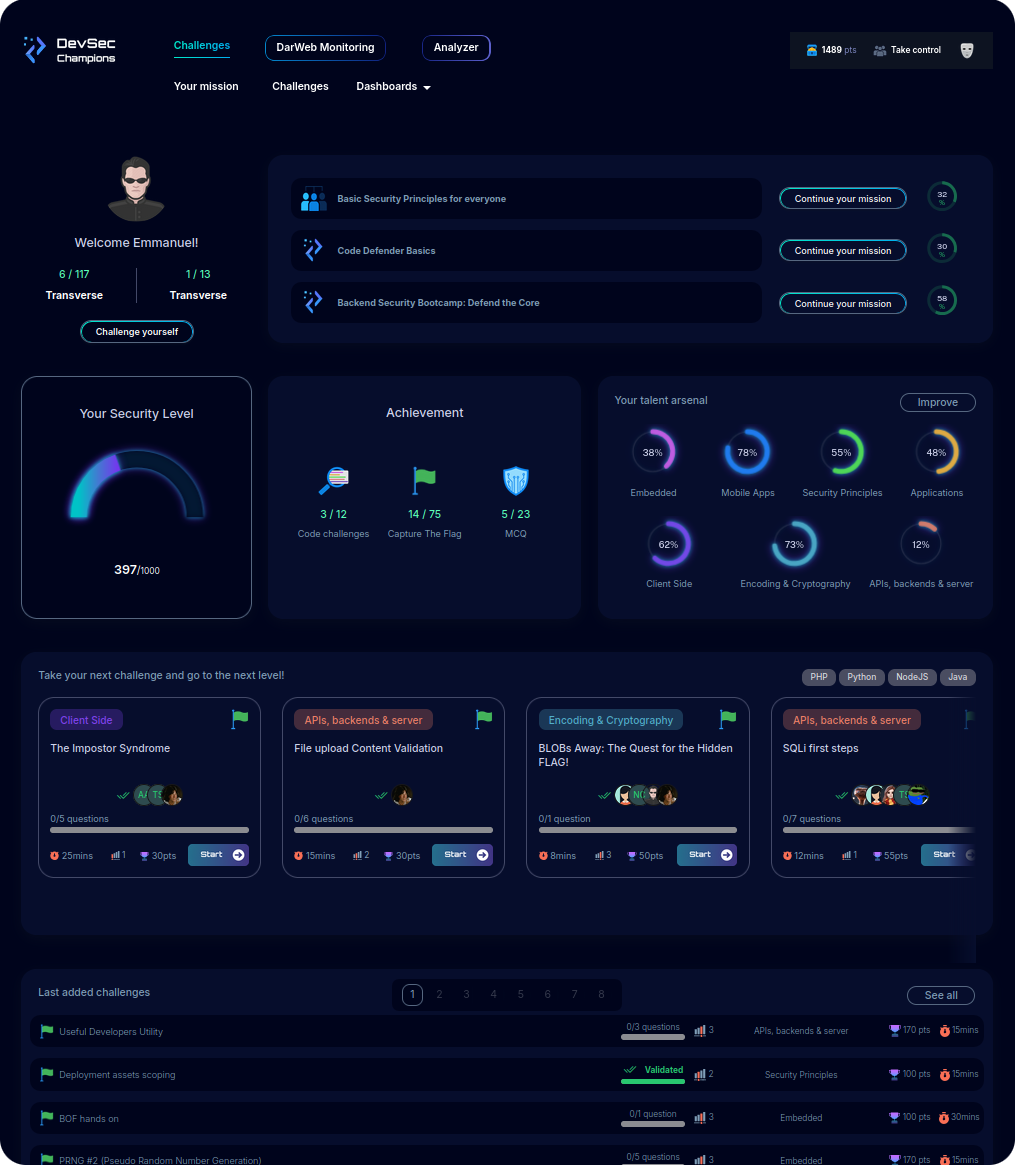 Secure Development Platform
